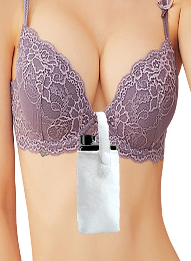 welsoon 2pcs Bra Pocket for Insulin Pump Hidden Undercover Insulin Pump Bra Pouch Holder - Image 1